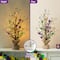 Glitzhome® 21" Lighted Mardi Gras Fleur-de-Lis & Berry Table Tree